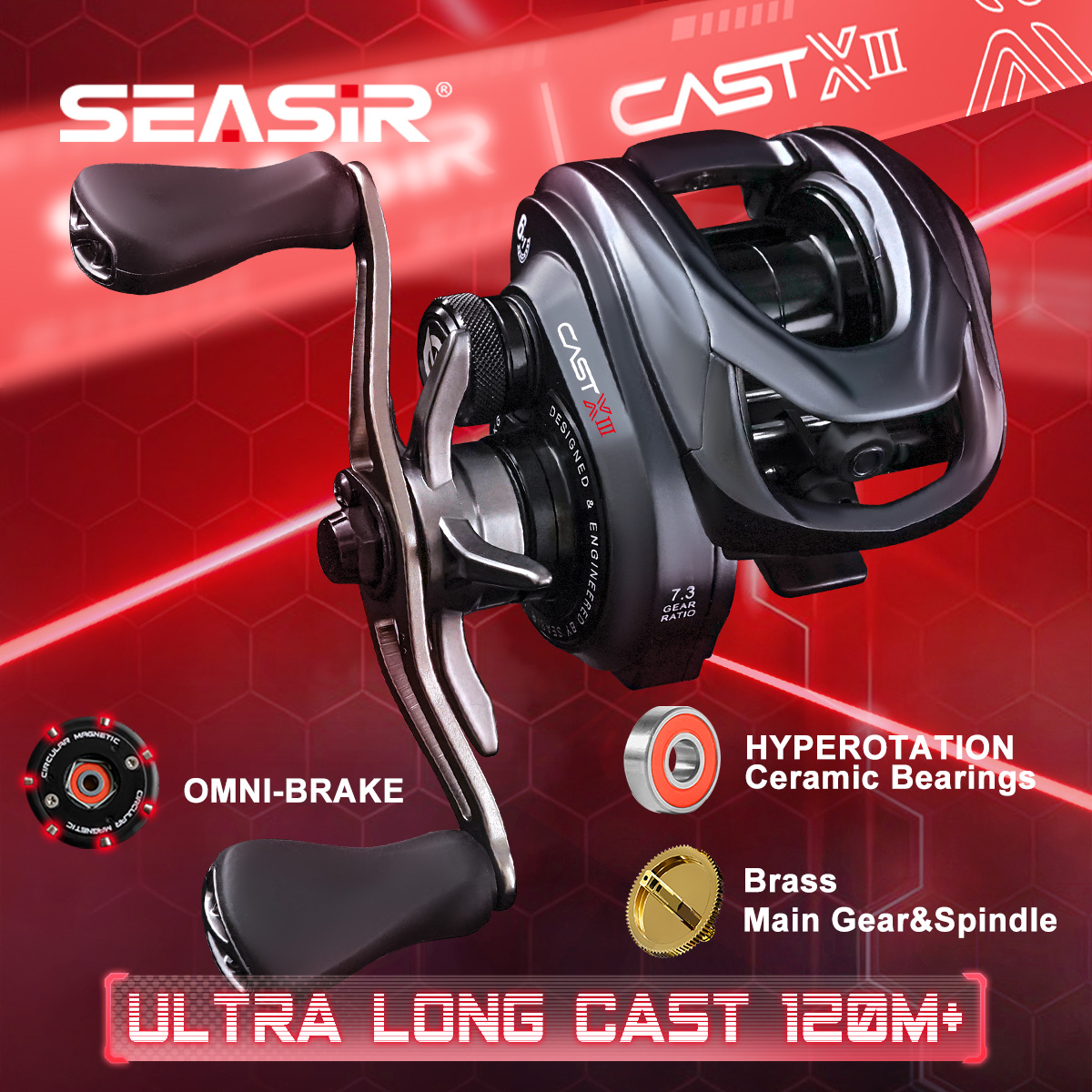 Катушка для бейткастинга SEASI – обзор и цена Abu Garcia Reel Max
