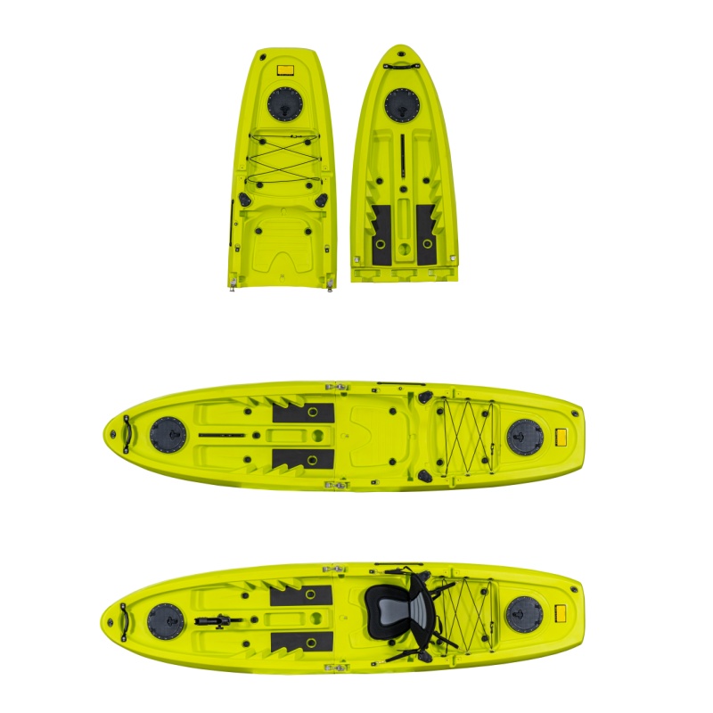 Надувной каяк LSF Novel 3.3 ме – обзор и цена Fishing Kayak Pedal Drive