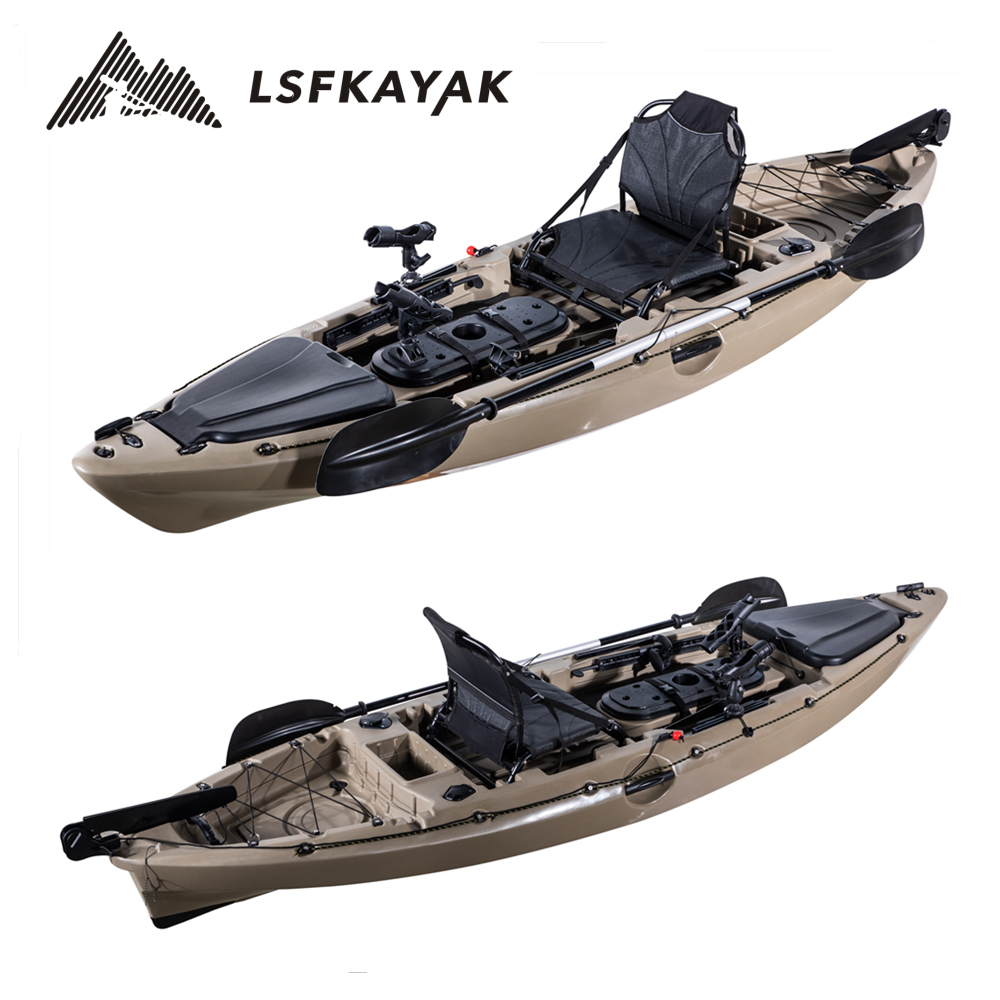 Рыболовный каяк LSF First-clas – обзор и цена Fishing Kayak Pedal Drive